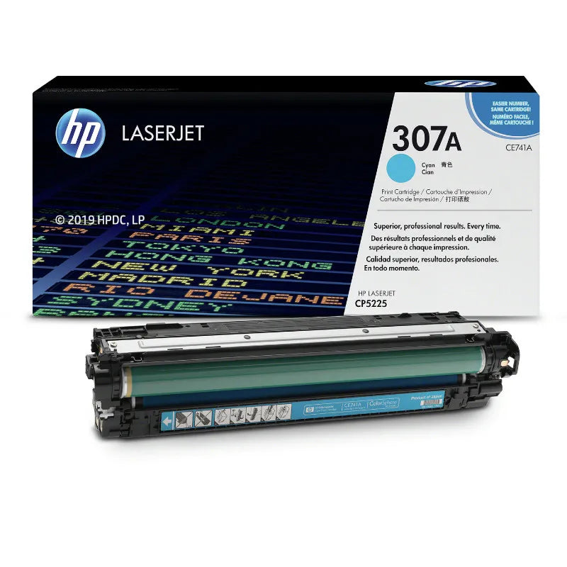 HP Toner Original Cyan 307AH/CE741AH