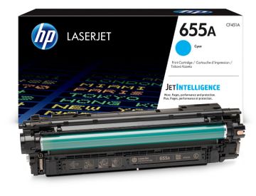 HP Toner Original Cyan 655A/CF451A M652/M653/M681/M682