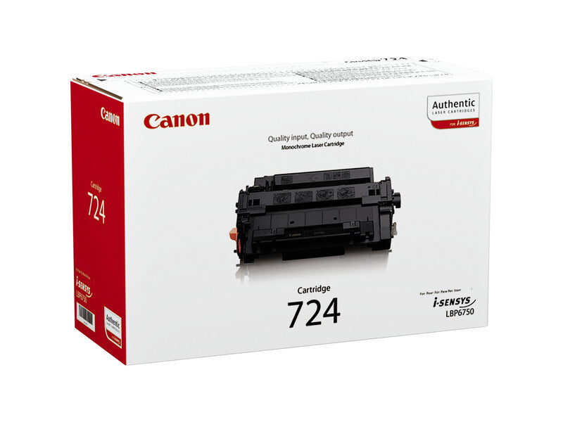 Canon Toner Original Black 724 LBP/6750/6780/MF512/MF515