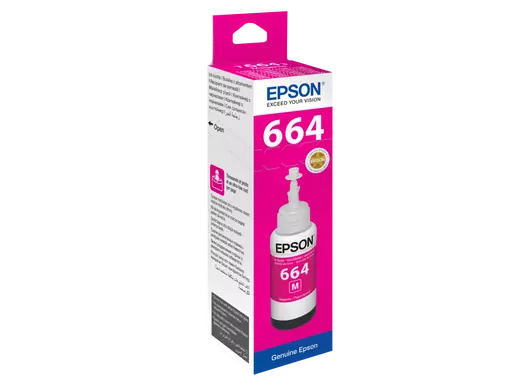 EPSON INK ORIGINAL MAGENTA T-6643 L100/L110/L120/L130/L132/L200/L210/L1455/L3050/L3060/L3070