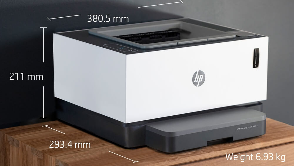 طابعة HP جديدة باللون الأسود 1000A 1000A