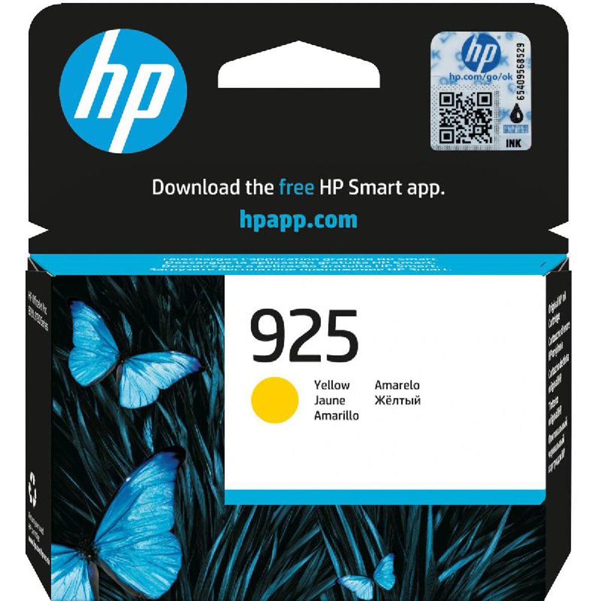 حبر أصلي أصفر من HP 925/4K0V8PA-hp officejet 8120/8130