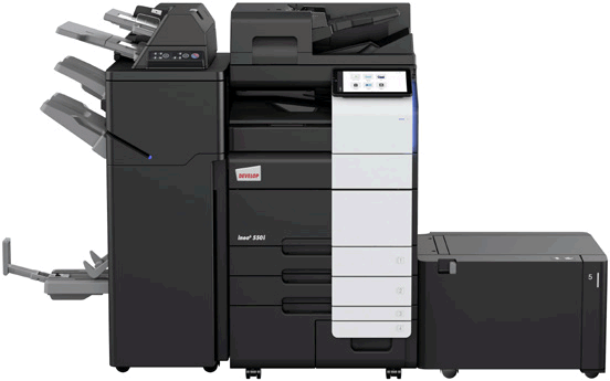 Develop Copier Color Konica Model INEO+550i Copier With ADF Desk DK-516 + OT