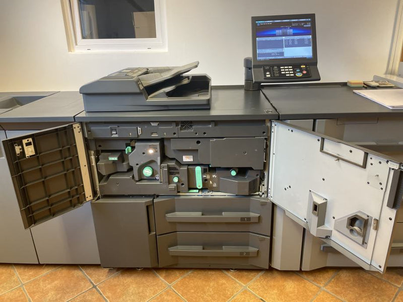 Develop Copier Model INEO-1052+Finisher FS532-Press 105PPM W/RADF & Duplex & Print/Scan/NIC & Drum+Developer 220V