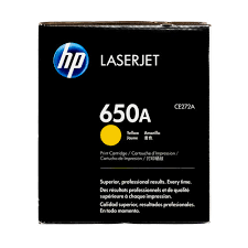 HP Toner Original 650A/CE272A Yellow  LJ-5525