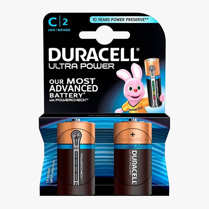 battery duracell ultra c 1.5V