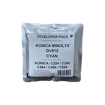 Konica Minolta DEVELOPER Cyan CET8126 DV-512 /C224/284/364