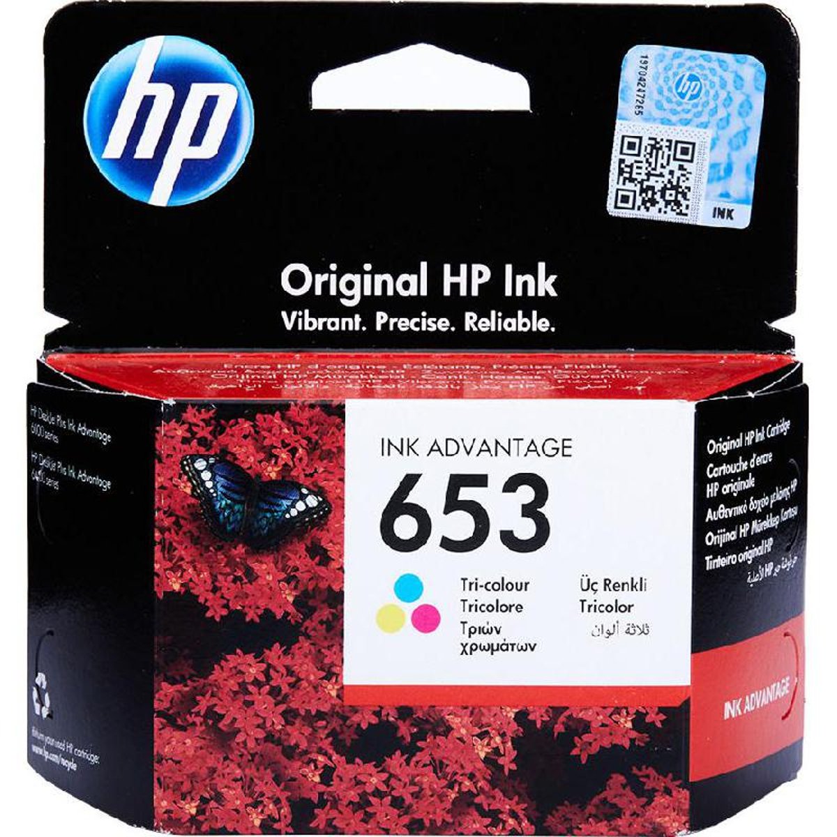 HP Ink Original Tri-Color 653/3YM74AE CARTRIDGE