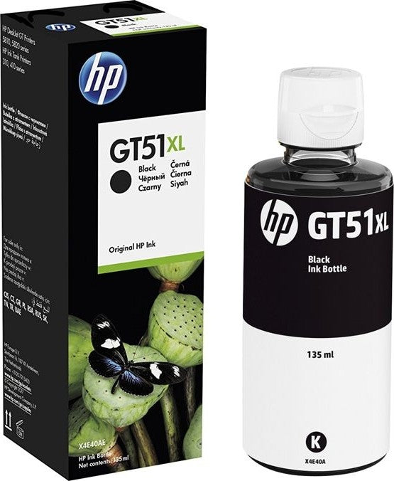 HP Ink Original Black GT51XL/X4E40AE 135ML