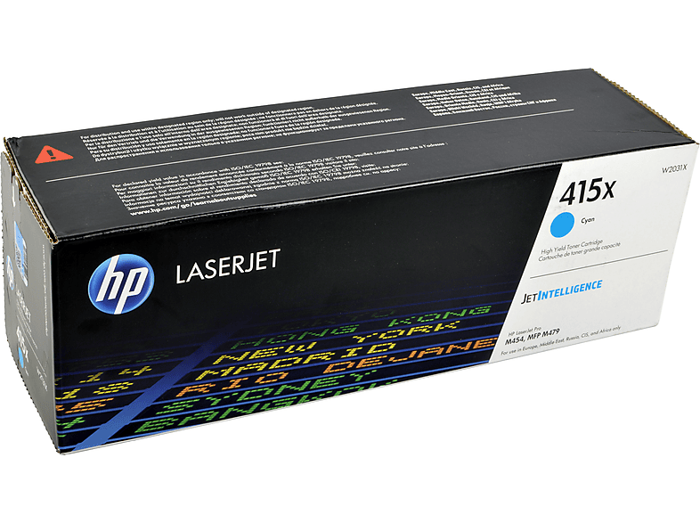 حبر HP أصلي 415X/W2031XH سماوي (415A/W2031A)