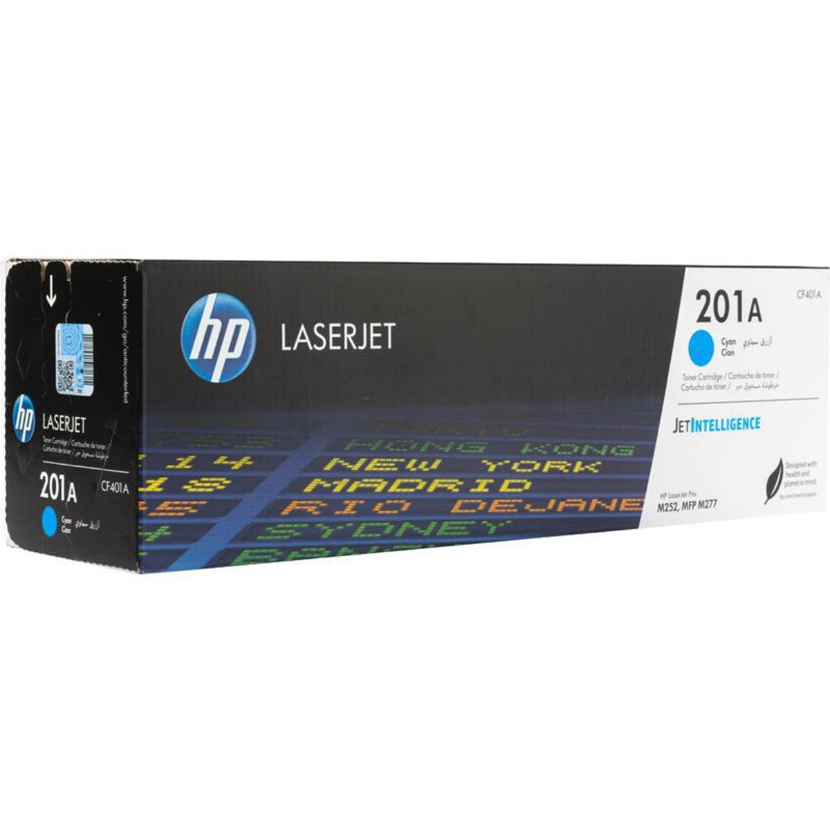 حبر HP الأصلي باللون السماوي 201A/CF401A لطابعات M252/M277