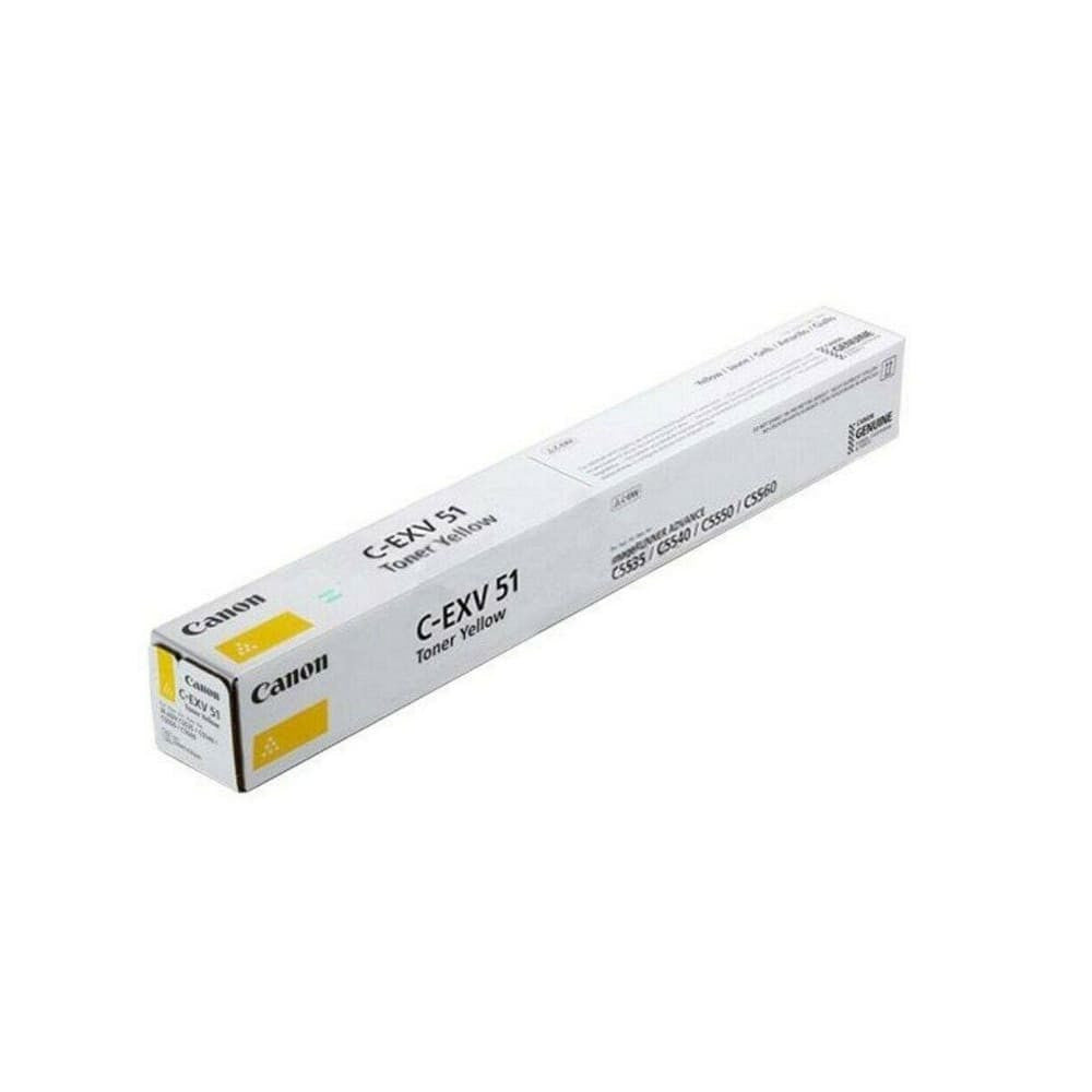 Canon Toner Original Yellow C-EXV-51 HIGH CAPACITY C5535/C5540i/C5550i/C5560i/C5735i/C5740i/5750i/C5760i