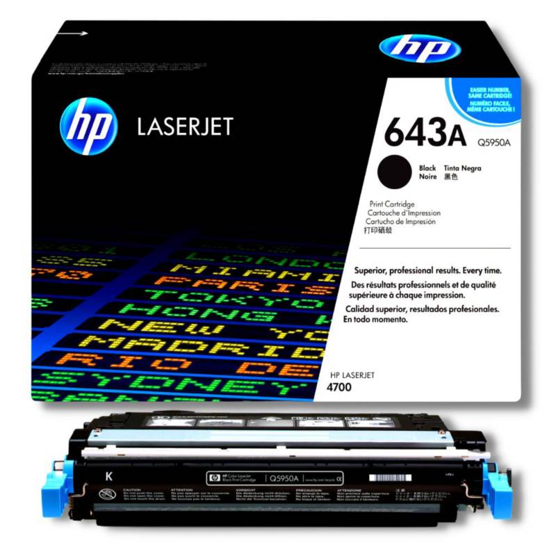 HP Toner Original Black 643A/Q5950A