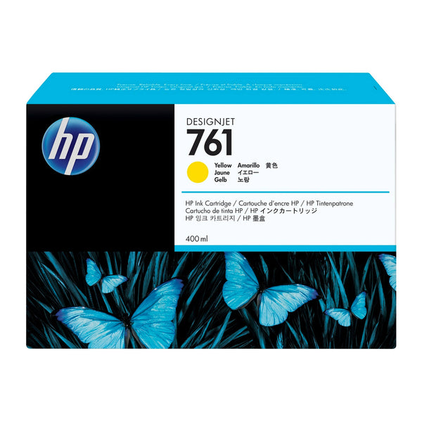 HP Plotter Ink Original Yellow 400ML 761 / CM992A / T7100