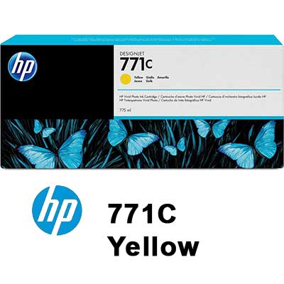 HP Ink Original Yellow 771C/B6Y10A Z6200/ 775ML