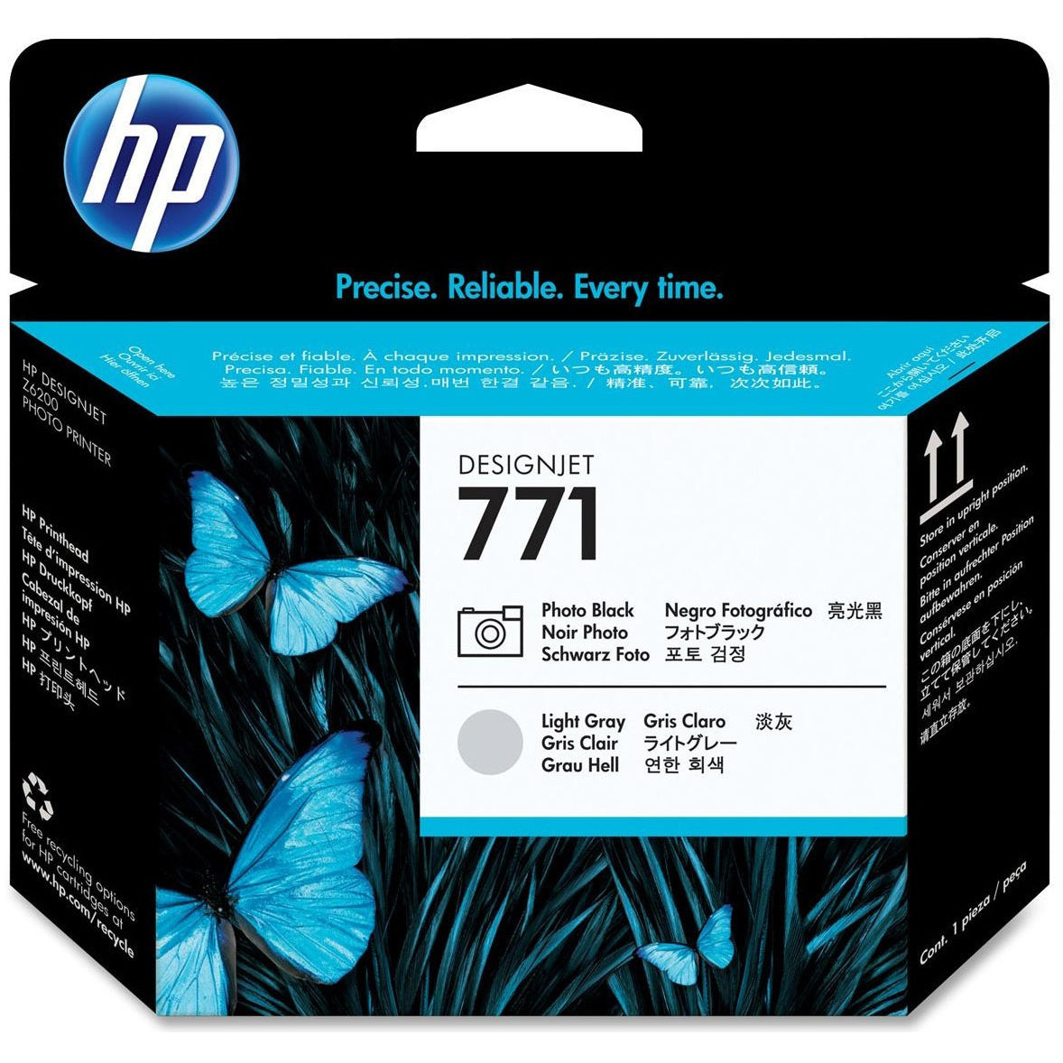 حبر HP الأصلي للصور باللون الأسود 771C/B6Y13A Z6200/ 775ML