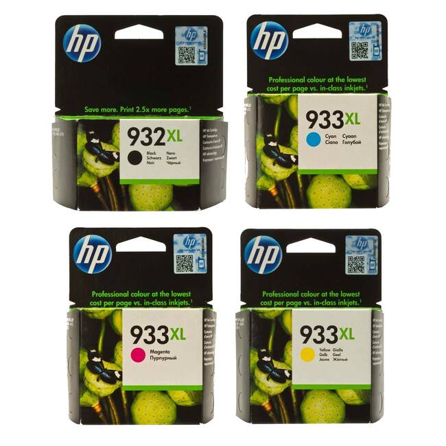 HP Ink Original Multipack 932Xl/933XL (CN053AE, CN054AE, CN055AE, CN056AE)