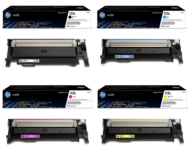 HP Toner Original Multipack 117A (W2070A W2071A W2072A W2073A) 150/178/179