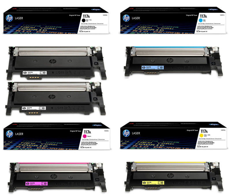 HP Toner Original Multipack 117A (W2070A W2071A W2072A W2073A) 150/178/179