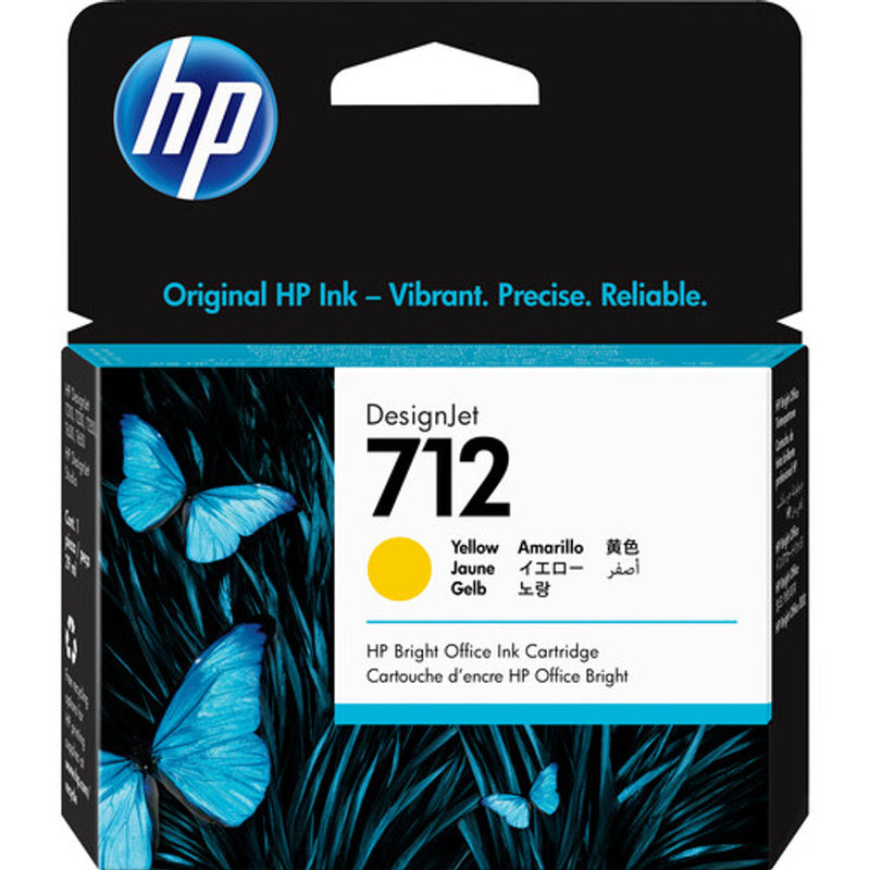 HP Ink Original Yellow 712/3ED69A DJ 29ML