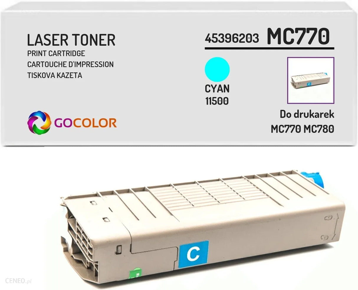 حبر أوكي - سماوي - MC770/780-45396203