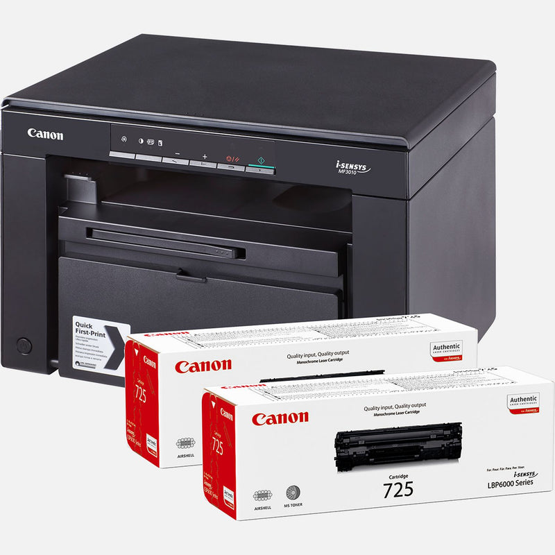 Canon Printer 3 in 1 Black i-SENSYS MF-3010