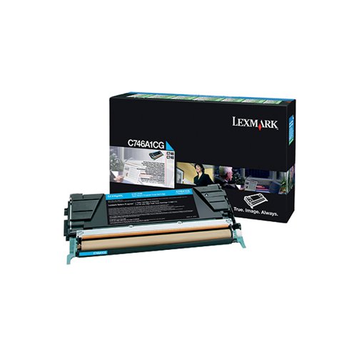 Lexmark Toner Original Cyan C746A1CG C746/748