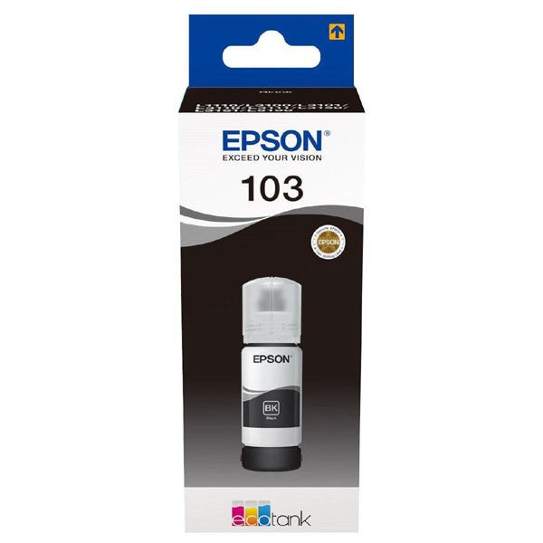 Epson Ink Original Black 103 65ML C13T00S14A L1110/L3100/L3110