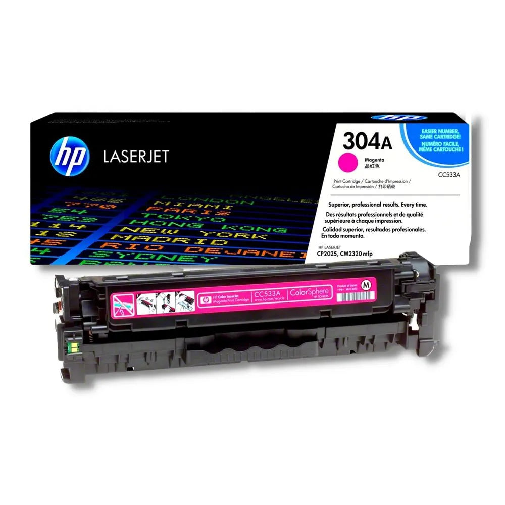 HP Toner Original Magenta 304A/CC533A CM2320/CP2025