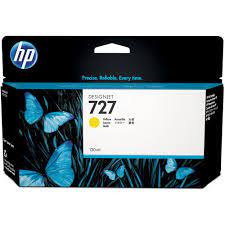 حبر أصلي أصفر HP 727/B3P21A للطابعات الراسمة سعة 130 مل