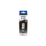 Epson Original Ink Black 115 C13T07C14A 70ml EcoTank L8160/L8180