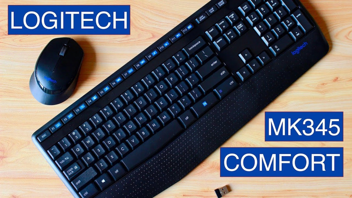 LOGITEC KEYBOARD & MOUSE WIRELESS MK345