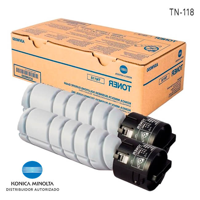 Konica Minolta Toner Original Black TN-118 195/215