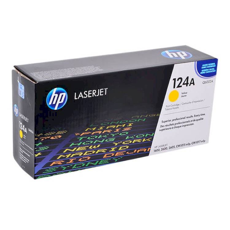 HP Toner Original Yellow 124A / Q6002A