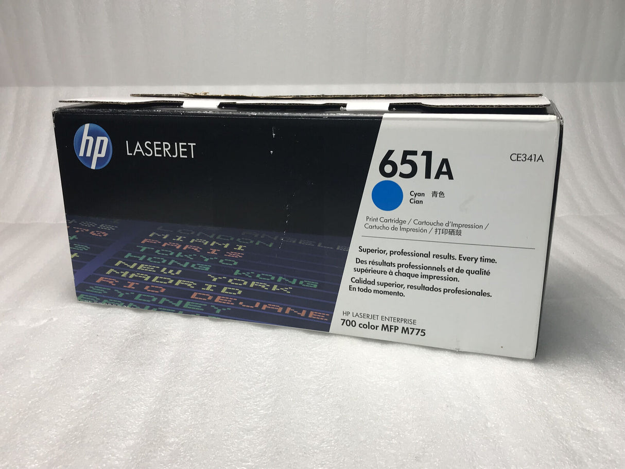 HP Toner Original Cyan 651A/CE341A M775