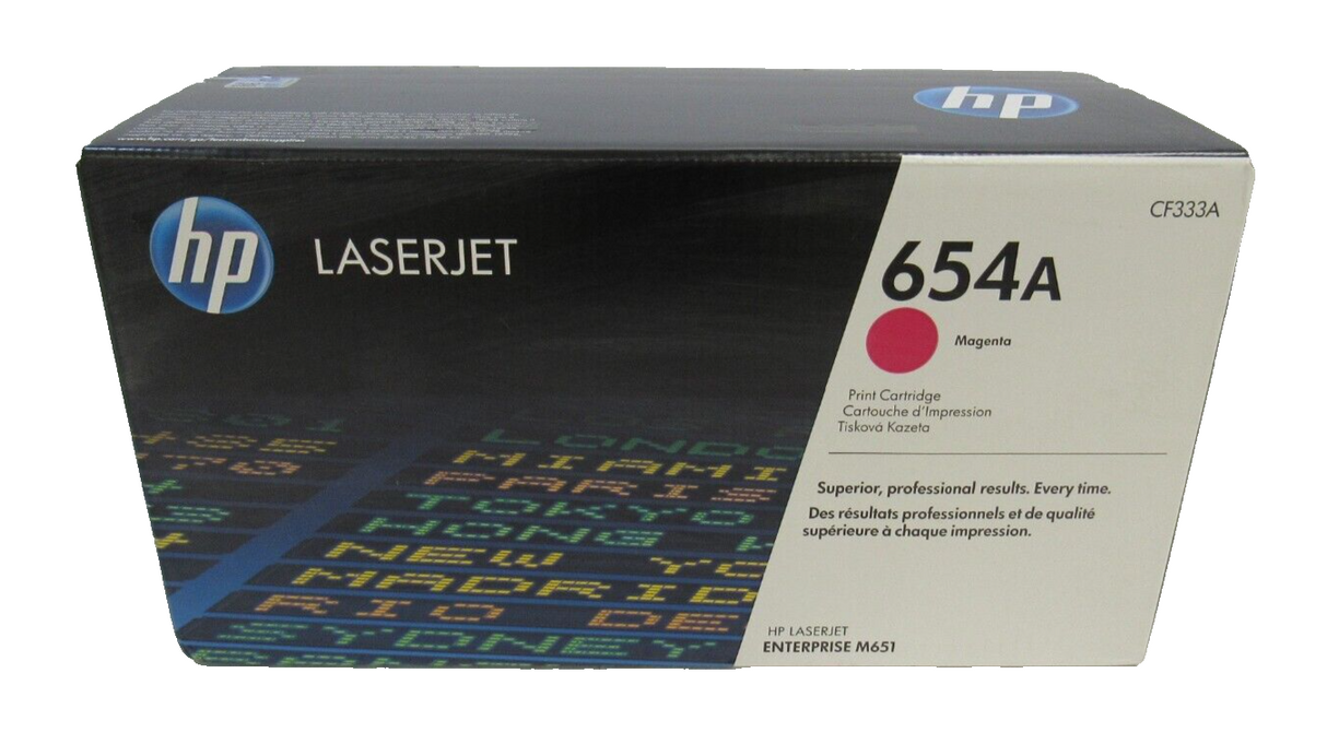 HP Toner Original Magenta 654A/CF333A M651