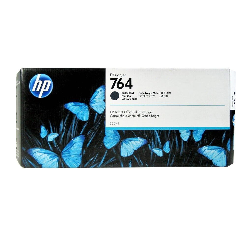 حبر أصلي أسود غير لامع من HP 764/C1Q16A DESIGN JET