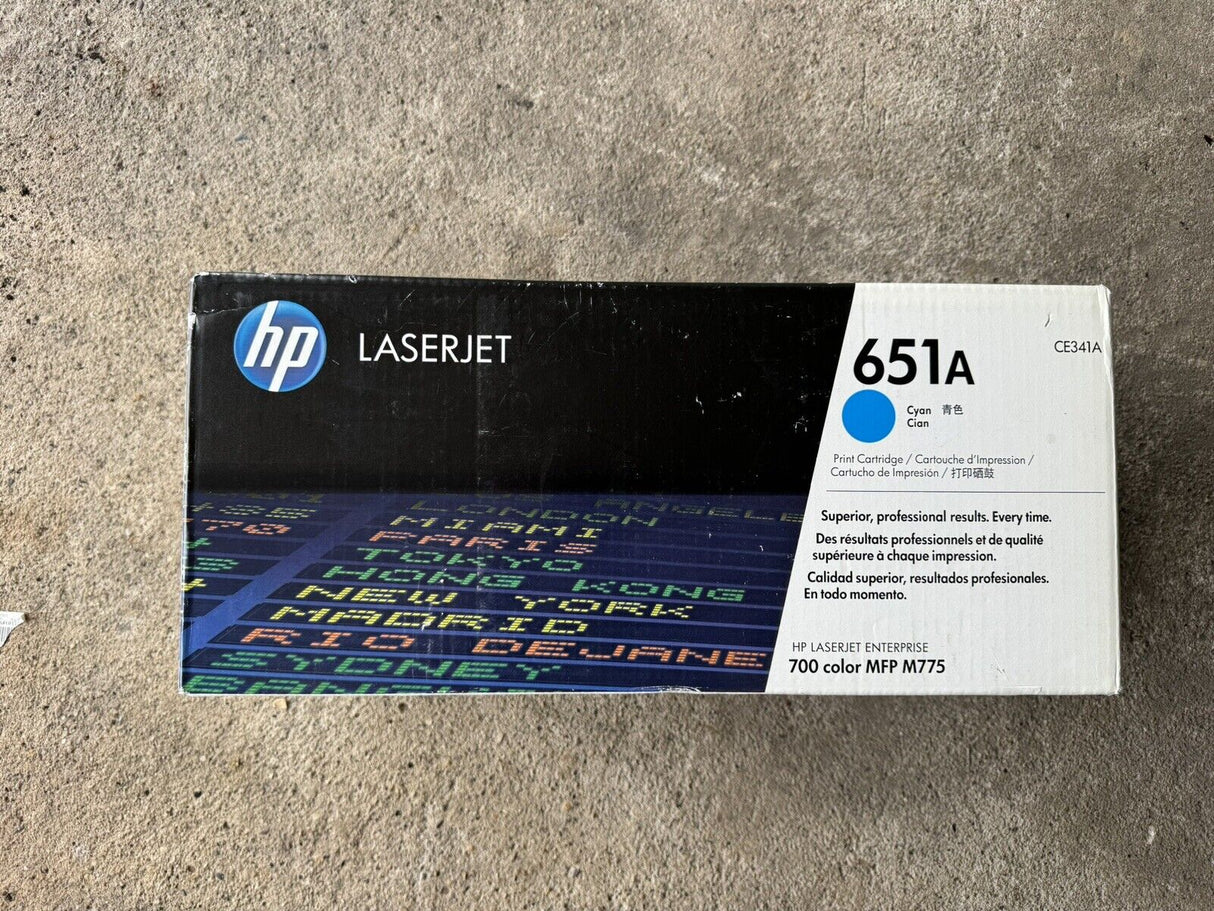 HP Toner Original Cyan 651A/CE341A M775