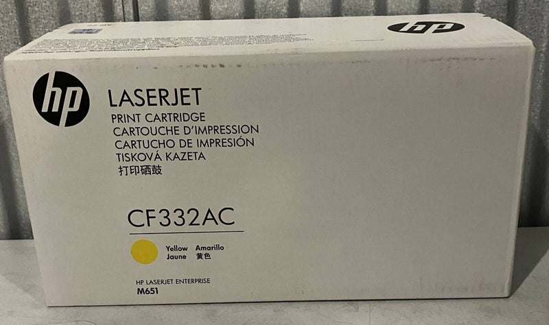 HP Toner Original Yellow 654AC/CF332AC M651