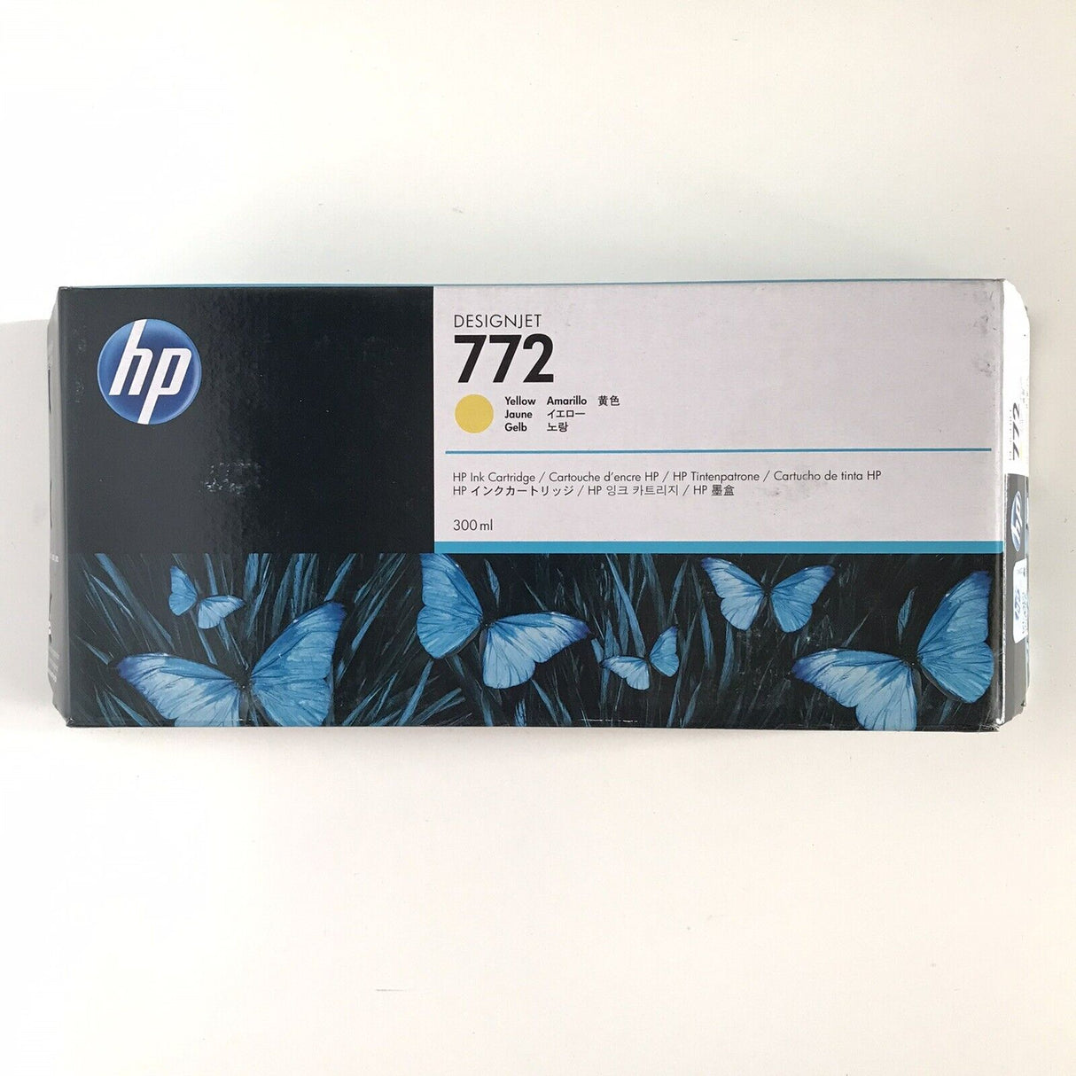 حبر أصلي أصفر من HP DJ-772/CN630A سعة 300 مل