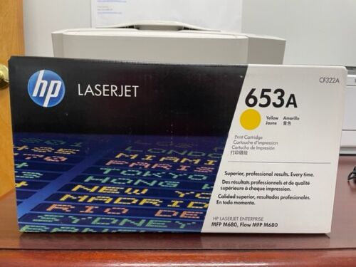 HP Toner Original Yellow 653A/CF322A M680