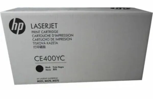 HP Toner Original Black 507YC/CE400YC White Box