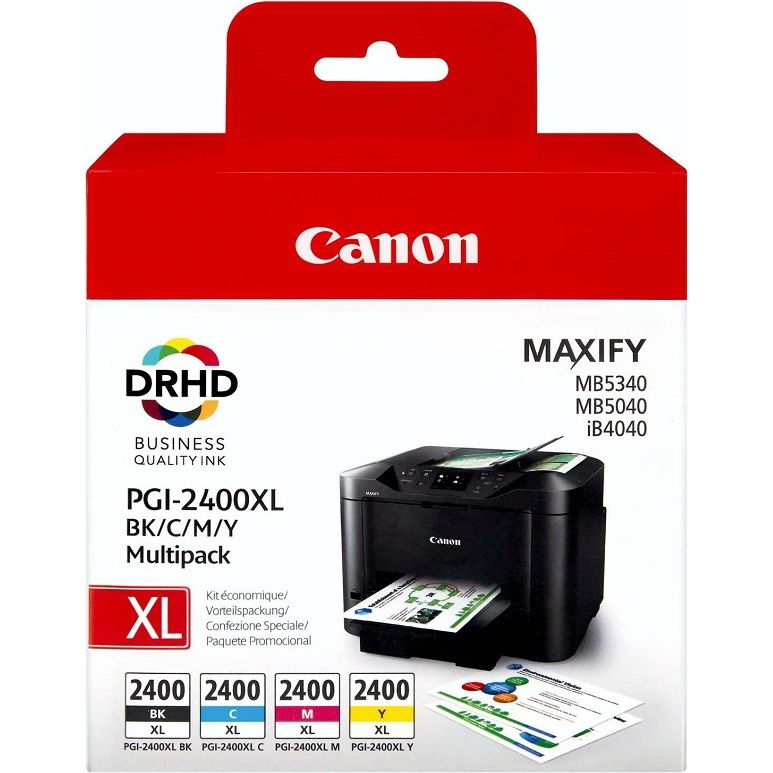 Canon Ink Original Multipack PGI-2400XL (9257B001AA, 9274B001AA, 9275B001AA, 9276B001AA)