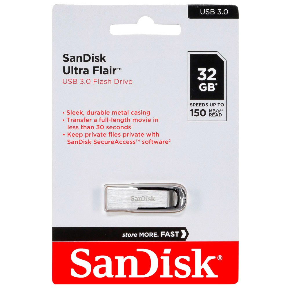 USB FLASH SANDISKULTRA FLAIR 32GB METAL BODY