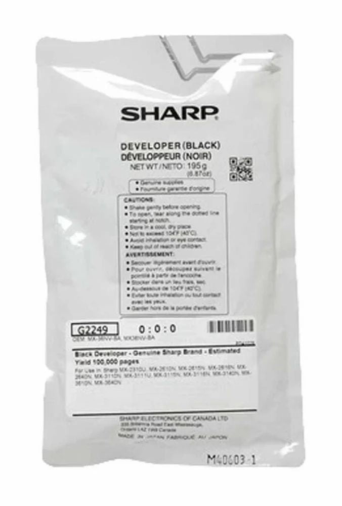 Sharp DEVELOPER Original Black 36FV MX-1810/2010/2314