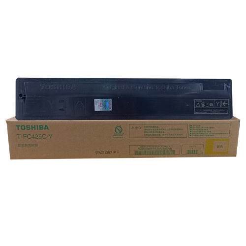 Toshiba Toner Original Yellow T-FC425P-Y-(HIGH CAP) E-studio 2020AC/2520AC/3025AC/3525AC/4525AC/5525AC/6525AC