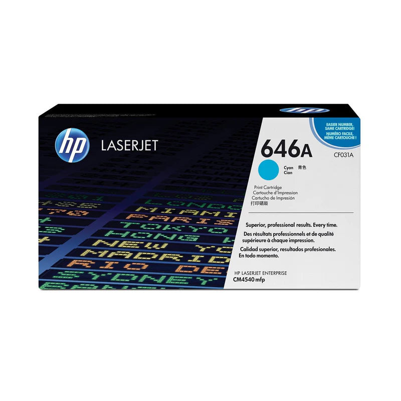 HP Toner Original Cyan 646A/CF031A LASER JET/ENTERPRISE