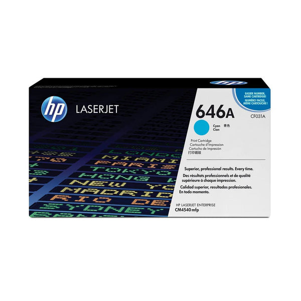 HP Toner Original Cyan 646A/CF031A LASER JET/ENTERPRISE