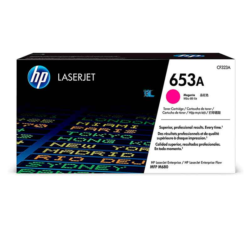 HP Toner Original Magenta 653A/CF323A M680