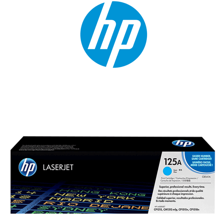 حبر HP الأصلي 125A/CB541A سماوي CP-1215/1515/CM1312